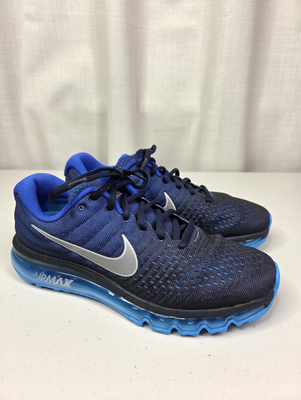 Nike Air Max 2017 Dark Obsidian Blue Mens Athletic Shoes 849559-400